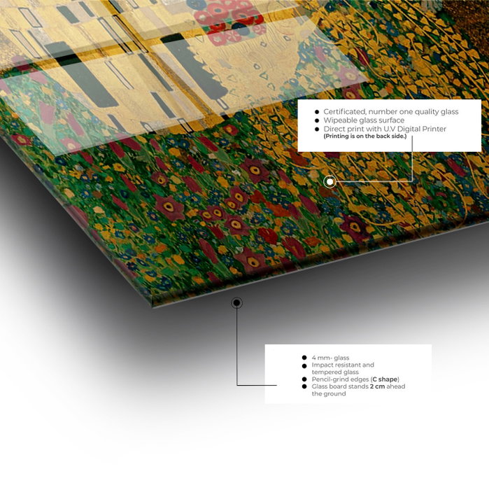 Wallity Cuadro Decorativo de Vidrio Templado Multicolor 45 x 65 cm Wallity Cuadro Decorativo de Vidrio Templado Multicolor 45 x 65 cm
